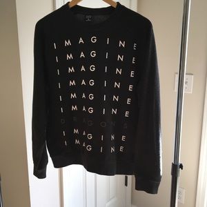 Imagine Dragons Tour Sweatshirt Charcoal Sz M